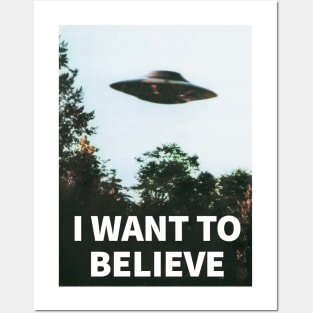 I want to believe Posters and Art